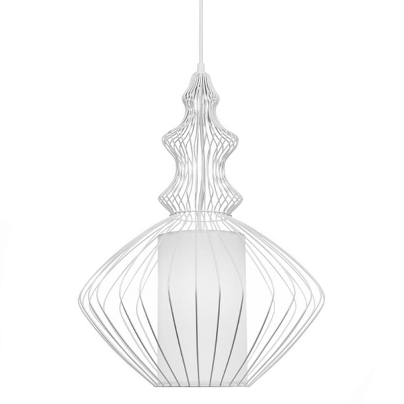 Подвесной светильник Wire Dream Pendant 2 Белый Белый Подвесной светильник Wire Dream Pendant 2 Белый Белый в Казани | Loft Concept