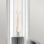 Бра для ванных комнат с прозрачным цилиндрическим плафоном на круглом основании Hinkley варинант исполнения - 10 | Loft Concept в Казани