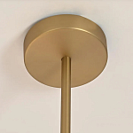 Люстра CANELLE Linear Chandelier 12 Modern Brass варинант исполнения - 4 | Loft Concept в Казани