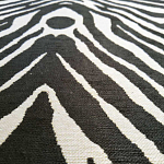 Мебельная ткань Шенилл черно-белый принт 140 см T3-1 варинант исполнения - 3 | Loft Concept в Казани