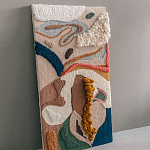 Тканый вручную текстильный гобелен Orchid варинант исполнения - 2 | Loft Concept в Казани