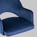 Кресло для компьютерного стола Veloury Blue варинант исполнения - 7 | Loft Concept в Казани
