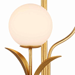 Торшер с золотым каркасом в виде стебля с листьями Inspired by Nature варинант исполнения - 2 | Loft Concept в Казани