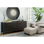 Настенное круглое зеркало Romilly Round Mirror Black варинант исполнения - 2 | Loft Concept в Казани