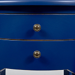 Синяя тумба на фигурных ножках Shelby варинант исполнения - 3 | Loft Concept в Казани
