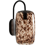 Бра с плафоном из янтарного стекла Amber Olmos Wall Lamp варинант исполнения - 1 | Loft Concept в Казани