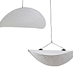 Подвесной светильник с белыми плафонами в форме облака Диаметр 60+60 см Cloud Junction варинант исполнения - 2 | Loft Concept в Казани