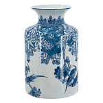 Ваза с мотивами цветущего сада с попугаями Vase Inspired by Nature варинант исполнения - 2 | Loft Concept в Казани