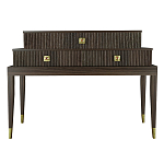 Премиальная Консоль с тремя ящиками Elsa Dreams Walnut варинант исполнения - 4 | Loft Concept в Казани