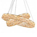 Люстра на 2 кольца с текстурной огранкой Reflection of Reality варинант исполнения - 2 | Loft Concept в Казани