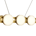 Люстра овальная с круглыми светодиодными источниками света Maxine Light варинант исполнения - 6 | Loft Concept в Казани