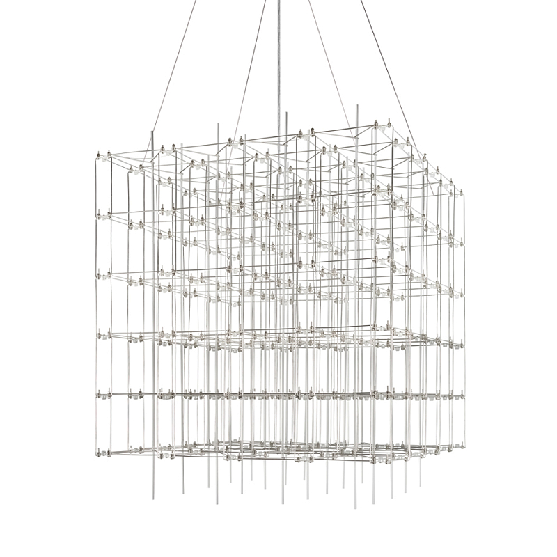 Подвесной светильник Fascinating Matrix Хром в Казани | Loft Concept 