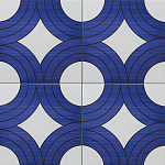 Дизайнерская плитка с узором Восьмерки варинант исполнения - 1 | Loft Concept в Казани