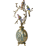 Бронзовый подсвечник Птичий рай Flora варинант исполнения - 4 | Loft Concept в Казани