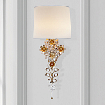 Бра с цветочным основанием и тканевым абажуром Tugella Flower Lamp варинант исполнения - 2 | Loft Concept в Казани