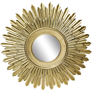 Зеркало с декором золота Optima