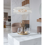 Люстра с прозрачным волнистым плафоном в форме цветка Ethereal Bloom варинант исполнения - 12 | Loft Concept в Казани