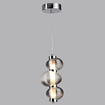 Подвесной светильник с 3-мя рифлеными стеклянными шарами Marcelh Light варинант исполнения - 8 | Loft Concept в Казани