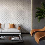 Гипсовая 3D панель с принтографией PM-18 варинант исполнения - 1 | Loft Concept в Казани