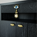 Комод Elsa Dreams Black Двухстворчатый  варинант исполнения - 4 | Loft Concept в Казани