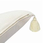 Подушка с цветочным принтом и кисточками Blooming Elegance Harper варинант исполнения - 3 | Loft Concept в Казани