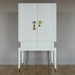 Кабинетный шкаф Elsa Dreams White с 2-мя ящиками варинант исполнения - 5 | Loft Concept в Казани