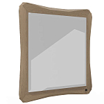 Зеркало квадратное c деревянной рамой из массива дуба Tasteful Furniture варинант исполнения - 1 | Loft Concept в Казани