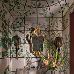 Обои ручная роспись Medici Standard colourway on white Williamsburg варинант исполнения - 1 | Loft Concept в Казани