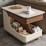 Журнальный столик передвижной с подъемной столешницей Table Trolley варинант исполнения - 1 | Loft Concept в Казани