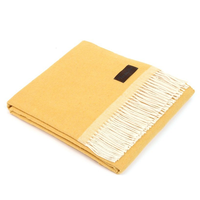 Плед SARA 7000 Marzotto Желтый в Казани | Loft Concept 