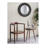 Зеркало круглое с текстурированным дизайном рамы Helios варинант исполнения - 5 | Loft Concept в Казани