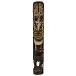 Деревянная статуэтка Абориген в маске Aboriginal Man in Mask варинант исполнения - 1 | Loft Concept в Казани