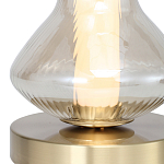 Настольная лампа светодиодная с волнообразным стеклянным плафоном Amphora of Light варинант исполнения - 4 | Loft Concept в Казани