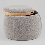 Пуф-трансформер Люкке с крышкой серый варинант исполнения - 2 | Loft Concept в Казани