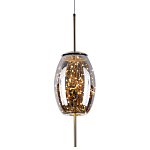 Подвесной светильник с гирляндой внутри стеклянного плафона Garland Glass Hanging Lamp варинант исполнения - 1 | Loft Concept в Казани