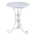 Столик белый кованный в прованском стиле Vaucluse варинант исполнения - 1 | Loft Concept в Казани