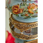 Ваза с птичкой из фарфора с бронзовыми элементами Garden of Eden варинант исполнения - 10 | Loft Concept в Казани