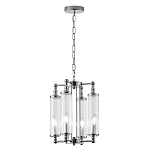 Люстра 4-мя прозрачными цилиндрическими плафонами Jeanette варинант исполнения - 3 | Loft Concept в Казани