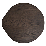 Столик журнальный приставной темный шпон Form Graphics варинант исполнения - 2 | Loft Concept в Казани