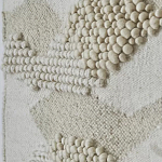 Панно из шерсти и хлопка с узором Beige Calista Serene варинант исполнения - 7 | Loft Concept в Казани