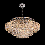 Люстра хрустальная в неоклассическом стиле на серебристом каркасе Majesty варинант исполнения - 5 | Loft Concept в Казани