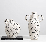 Декоративная ваза White Doodle Vase S варинант исполнения - 2 | Loft Concept в Казани