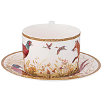 Чайная пара из фарфора 300 мл Hunting Porcelain Collection варинант исполнения - 2 | Loft Concept в Казани