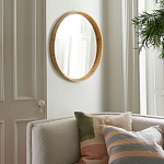 Зеркало круглое в раме из ротанга Wickerwork варинант исполнения - 6 | Loft Concept в Казани