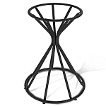 Стол обеденный с круглой керамической столешницей песчаного цвета Sand Ceramics варинант исполнения - 5 | Loft Concept в Казани