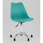 Офисный стул на металлическом основании EGGERY Blue пластик варинант исполнения - 1 | Loft Concept в Казани