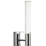 Бра со стеклянным плафоном хром Gileberte Glass Tube Wall Lamp Chrome варинант исполнения - 3 | Loft Concept в Казани