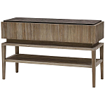 Деревянная консоль с 3-мя выдвижными ящиками Jacobo Console варинант исполнения - 1 | Loft Concept в Казани