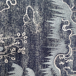 Мебельная ткань Вышивка серый цвет 130 см T2-39 варинант исполнения - 2 | Loft Concept в Казани