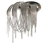 Бра с металиическими цепочками и дугообразными элементами Atlantis Chain варинант исполнения - 3 | Loft Concept в Казани